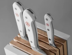 Wusthof Classic White 5pc Knife Block Set With Santoku Knife (WT1090270501) -KITCHEN KNIVES Shop wt1090270501 7 1