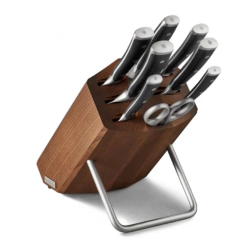 Wusthof Classic Ikon 9 Piece Knife Block - Beech (WT1090370806) 3 Wusthof Classic Ikon 9 Piece Knife Block - Beech (WT1090370806)